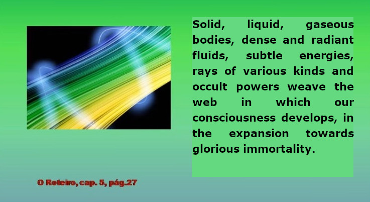 Rays of different species that will form forces in our psyche