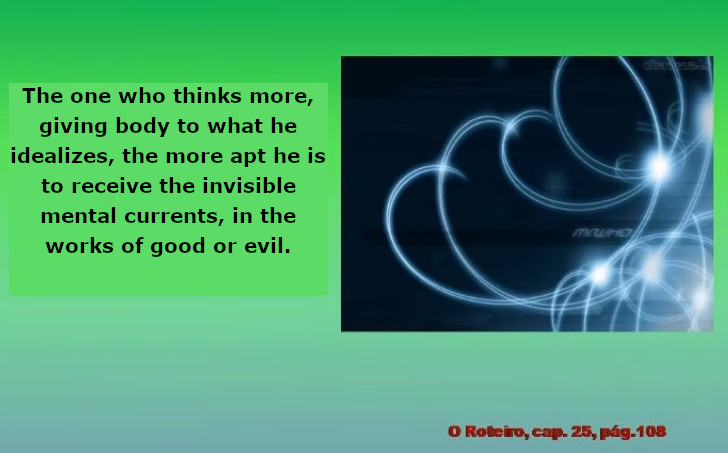 thinking means responsibility, because sooner or later, you will do what you thought. 