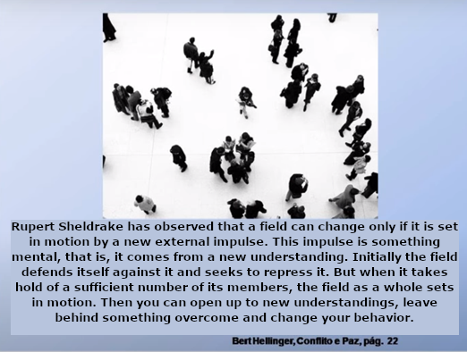 A field can change only if it is set in motion by a new impulse